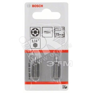 Бита T8H, Security-Torx (25mm) - BOSCH