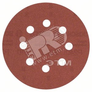 Шлифлист 125мм К240 (5шт) (2.609.256.A27) - BOSCH
