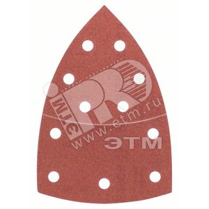 Шлифлист К180 красный для PSM (10шт) (2.609.256.A65) - BOSCH