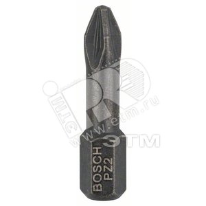Ударная бита, PZ2, 25mm 10 шт - BOSCH