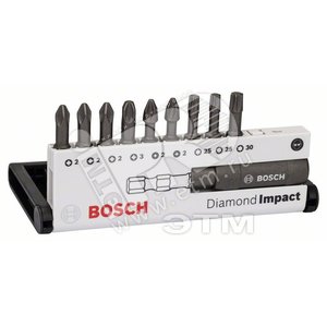 Бита ударная PH/PZ/TX (10шт) - BOSCH