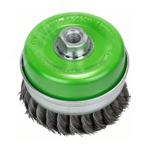 Чашечная щетка M14 0.35 Х 100мм пучки INOX 180 | 2608622105 | BOSCH