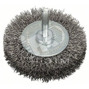 Кольцевая щетка 6мм 0.3 X 70мм пучки витая INOX 15мм | 2608622122 | BOSCH - BOSCH