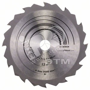 Диск циркулярный 165х20мм 12 зубьев (2.608.642.600) - BOSCH