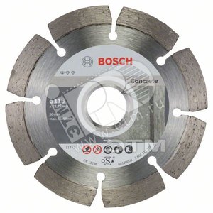 Алмазный диск Standard for Concrete 115х22.23 мм по бетону 10 шт | 2608603239 | BOSCH - BOSCH