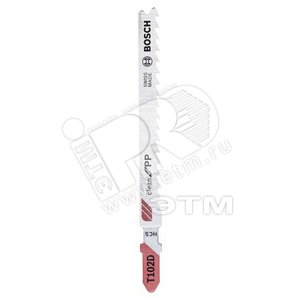 Пилки для лобзика 5шт T 102 D Clean for Polypropylene, HCS | 2608667444 | BOSCH
