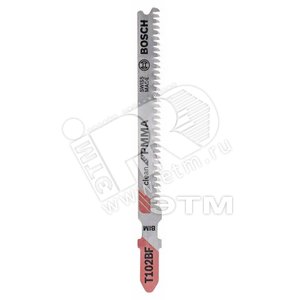 Набор пил 5шт T102BF CleanPMMA - BOSCH