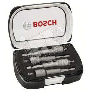 Набор торцевых ключей с хвостовиком 1/4 HEX (4шт) (2.608.551.095) - BOSCH