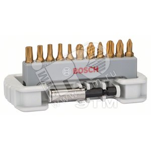 Набор бит-12 PH/PZ/T + магнитный держатель (2.608.522.132) - BOSCH