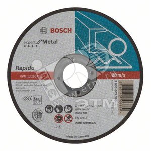 Отрезной круг Expert по металлу 125 х 1мм, прямой | 2608603396 | BOSCH - BOSCH