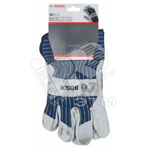 Перчатки защитные с вставками из бычьей кожи GL SL 11 (1 пара) (2607990106) - BOSCH