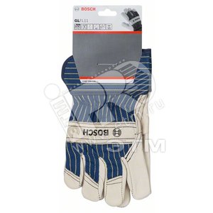Перчатки защитные из бычьей кожи GL FL 11 (1 пара) - BOSCH