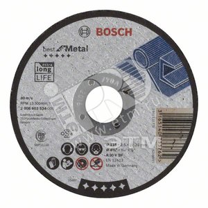 Отрезной круг Best по металлу 115x2,5мм, прямой | 2608603524 | BOSCH - BOSCH