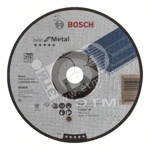 Круг обдирочный Best по металлу 180х7мм вогнутый (2.608.603.534)