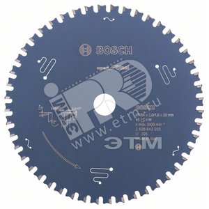 Пильный диск Expert for Steel 184х20 мм, 48 зуб по металлу | 2608643055 | BOSCH