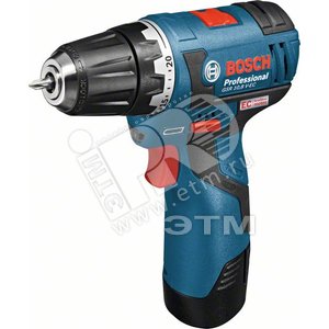 Дрель-шуруповерт аккумуляторная Li-Ion 12В GSB 12V-20 | 06019D4002 | BOSCH - BOSCH
