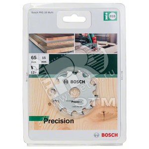 Цирк. диск Precision 65x15ммx12,PKS16Mul - BOSCH