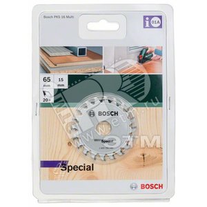 Цирк. диск Special 65x15ммx20, PKS16Mul - BOSCH