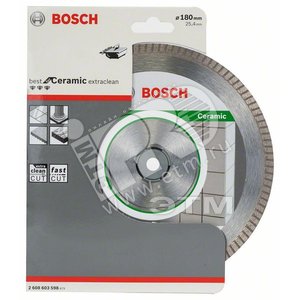 Алмазный Диск Best for Ceramic Extraclean Turbo 180x25.4mm - BOSCH