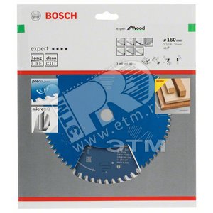 Цирк диск Expert for Wood 160x20x2.2/1.6x48T - BOSCH