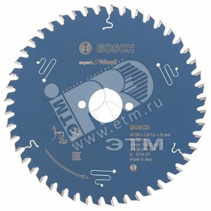 Цирк диск Expert for Wood 180x30x2.6/1.6x48T - BOSCH