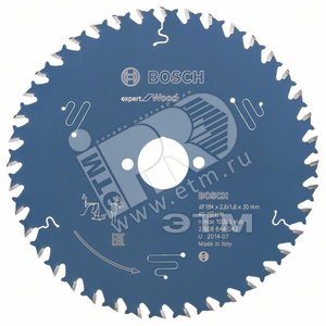Цирк диск Expert for Wood 184x30x2.6/1.6x40T - BOSCH