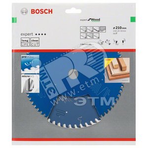 Цирк диск Expert for Wood 210x30x2.8/1.8x56T - BOSCH