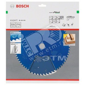 Диск циркулярный Expert for Wood 235x30x2.8/1.8x56T (2.608.644.066) - BOSCH