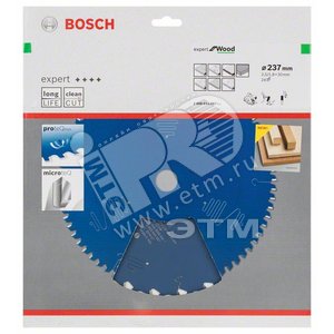Цирк диск Expert for Wood 237x30x2.5/1.8x24T - BOSCH