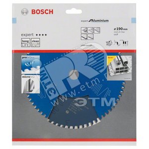 Цирк диск Expert for Aluminium190xFastFixx2.6/1.8x58T - BOSCH