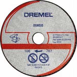 Отрезной диск по металлу и пластику DSM510, 3 шт 2615S510JB - BOSCH