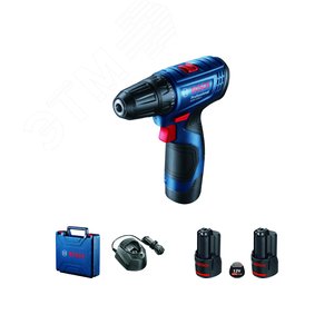 Дрель-шуруповерт аккумуляторный Li-Ion GSR 120-LI 2 аккумулятора 2.0Ач чемодан зарядное устройство - BOSCH
