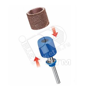 2 КРУГА(К60/120) +ДЕРЖАТЕЛЬ SC  ДЛЯ ШЛИФ.КРУГОВ DREMEL - BOSCH