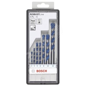 Набор 7 сверл Silver Percussion Robust Line | 2607010548 | BOSCH - BOSCH