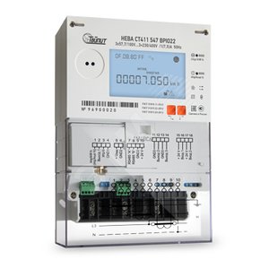 Счётчик электроэнергии 3Ф НЕВА СТ411 547          BPIO22-G1Е 78 регион