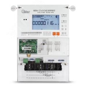 Счетчик электроэнергии НЕВА СТ413 545 BSPIO22 регион Ур (6175226) - ТАЙПИТ