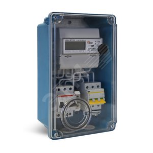 Бокс KNS IP66 + НЕВА МТ 324 RF2BSC 5(80)А + ВА ABB SH203L 25А (3п.) + ВН 63А 3п.+ кроншт. для крепле - ТАЙПИТ