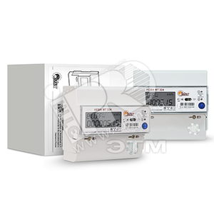 Счетчик электроэнергии НЕВА МТ 324 1.0 AR E4BS 26 трехфазный один тариф 5(60) класс точности 1.0/2.0 D ЖКИ RS485 78 регион 1Т