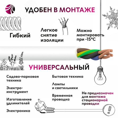ПВС 4х1.5 белый - 20м  ТРТС - фото 6