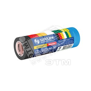 Изолента ПВХ разноцветная 19мм 5м (7шт) - SafeLine