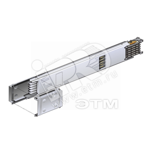 MR 160A Al Прямой элемент L<=1,5м с 1+1 точками   отвода IP52 (50400141) - Zucchini