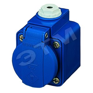 Pозетка наст. SCHUKO 16A2п.+з 230B IP44 - Mennekes