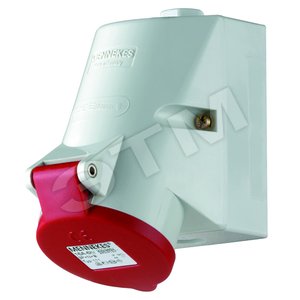 Розетка настенная 16А 3Р+N+E IP44