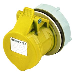 Розетка панельная 16А 2Р+E IP44