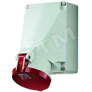 Розетка настенная 63А 3Р+N+E IР44 400В - Mennekes