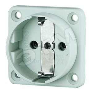 SCHUKO без крышки серый 16A2п.+з 230B IP20 - Mennekes