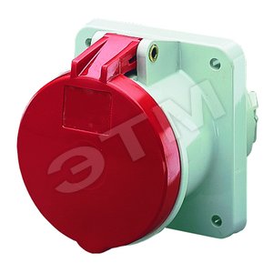 Розетка панельная 63А 3Р+E IP44 (1248AP) - Mennekes