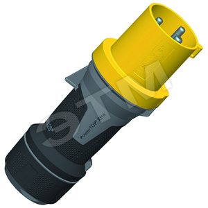 Вилка каб 63А 2Р+E  IP44  PowerTOP 13101 MENN - Mennekes