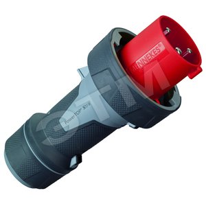 Вилка кабельная 63А 2Р+E IP67 PowerTOP (13203) - Mennekes