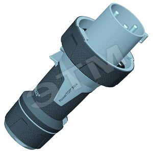 Вилка каб 63А 2Р+E  IP67  PowerTOP 13240 MENN - Mennekes